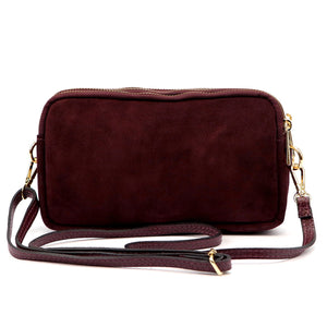 Gregorio 1749 bordo odinė rankinė bordo