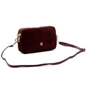Gregorio 1749 bordo odinė rankinė bordo