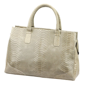 Camilla PREMIUM 10.020 taupe natūralios odos rankinė taupe