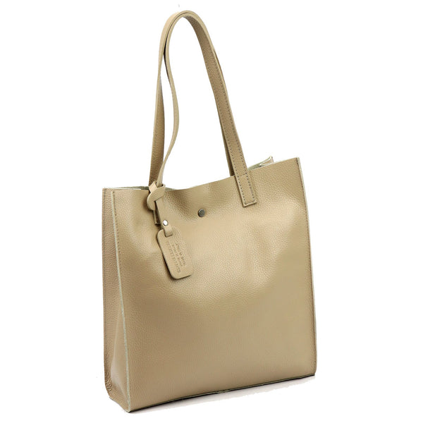 Luka 25-041 DOLLARO taupe natūralios odos rankinė taupe