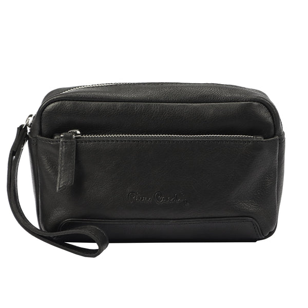 Pierre Cardin YS12 28001 juoda natūralios odos rankinė czarny