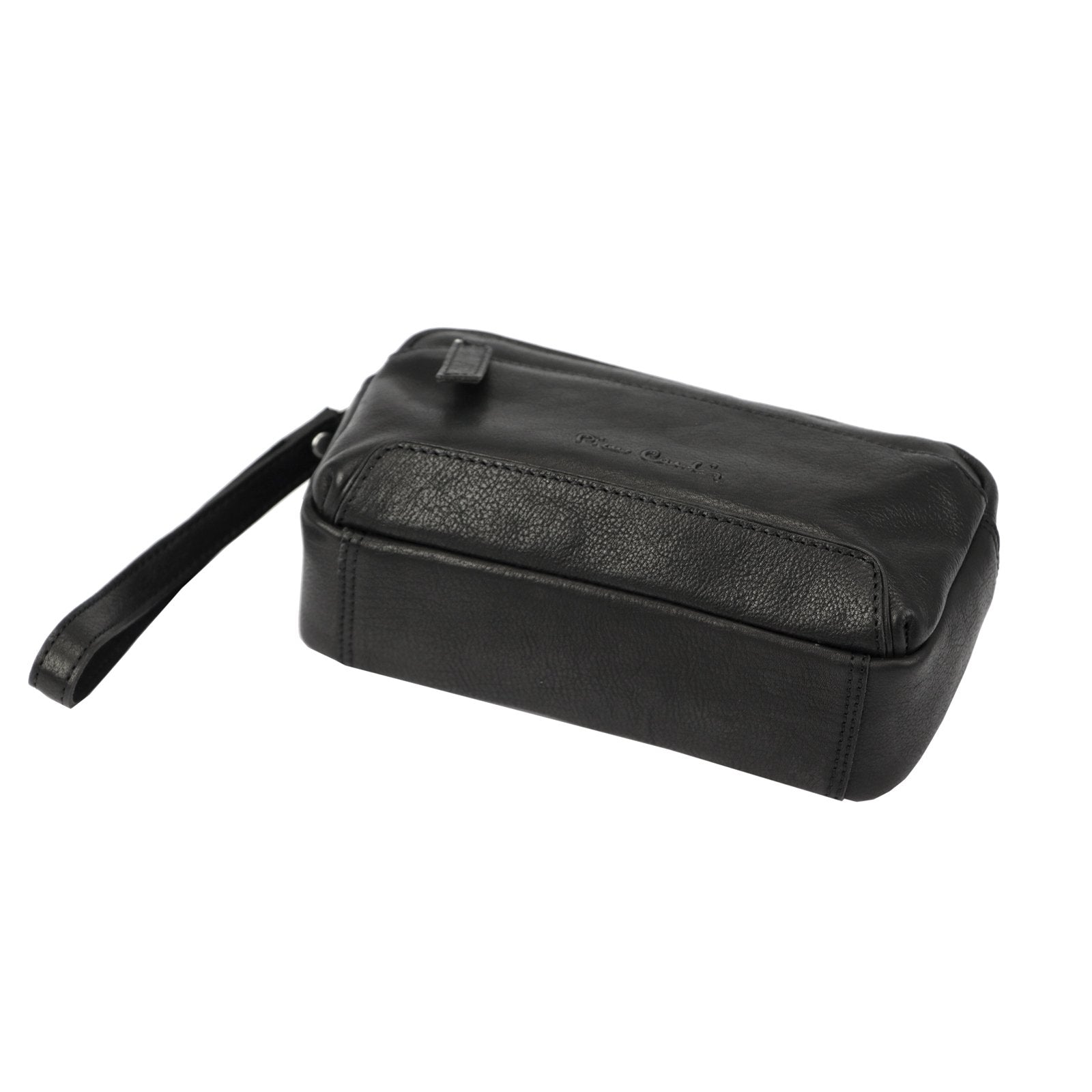 Pierre Cardin YS12 28001 juoda natūralios odos rankinė czarny