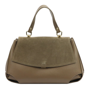Camilla PREMIUM 10.021 taupe natūralios odos rankinė taupe