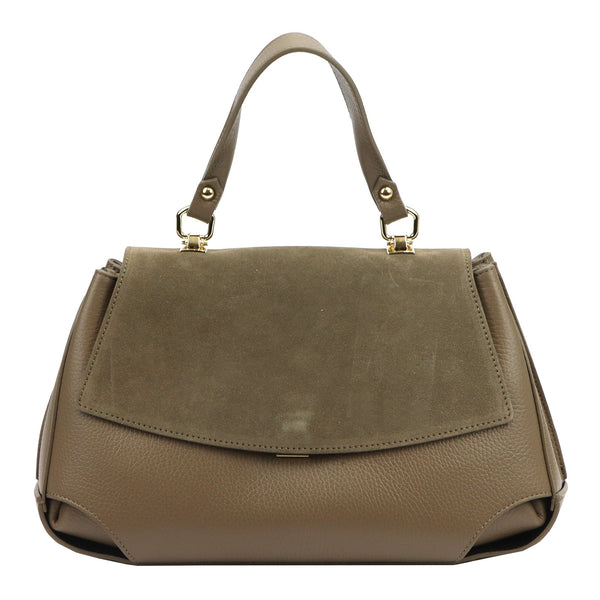 Camilla PREMIUM 10.021 taupe natūralios odos rankinė taupe