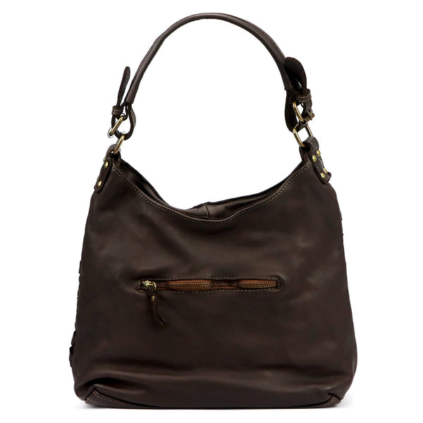 VS 051 tamsiai ruda odinė rankinė ciemny brąz