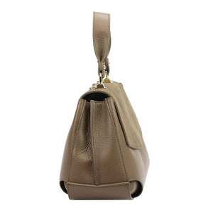 Camilla PREMIUM 10.021 taupe natūralios odos rankinė taupe