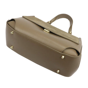 Camilla PREMIUM 10.021 taupe natūralios odos rankinė taupe