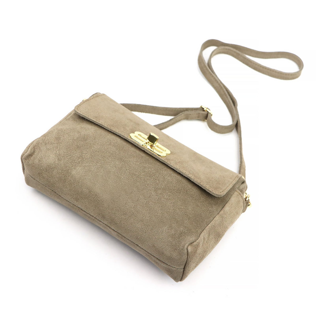 Luka 26-164 taupe natūralios odos rankinė taupe