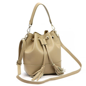 Luka 26-114 DOLLARO natūralios odos rankinė, taupe taupe