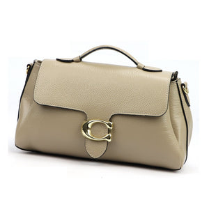 Camilla PREMIUM 10.022 DOLLARO taupe natūralios odos rankinė taupe