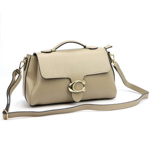 Camilla PREMIUM 10.022 DOLLARO taupe natūralios odos rankinė taupe