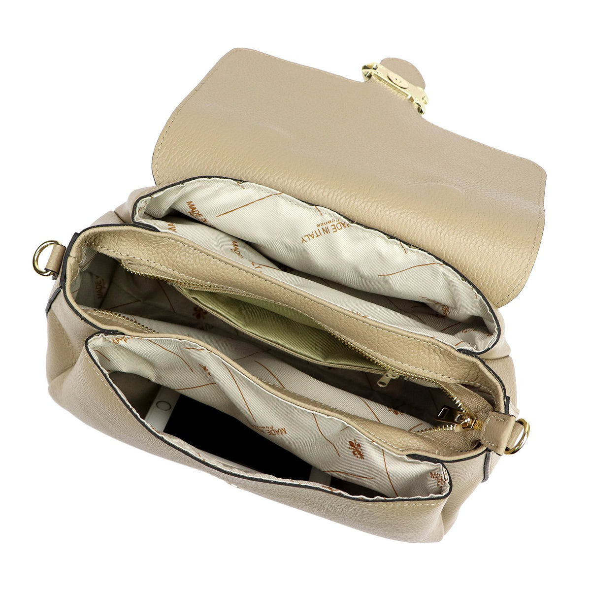 Camilla PREMIUM 10.022 DOLLARO taupe natūralios odos rankinė taupe