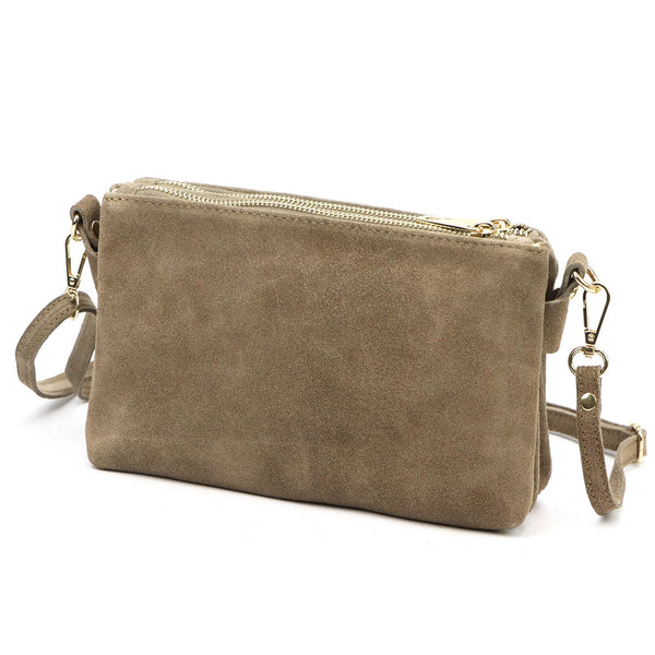 Luka 26-165 taupe natūralios odos rankinė taupe