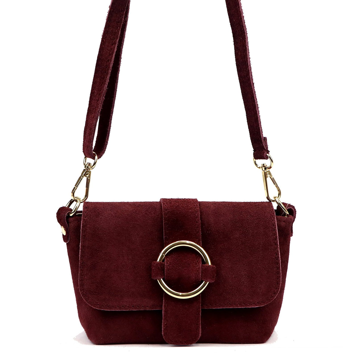 Luka 26-170 bordo natūralios odos rankinė bordo