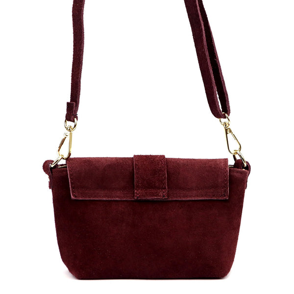 Luka 26-170 bordo natūralios odos rankinė bordo