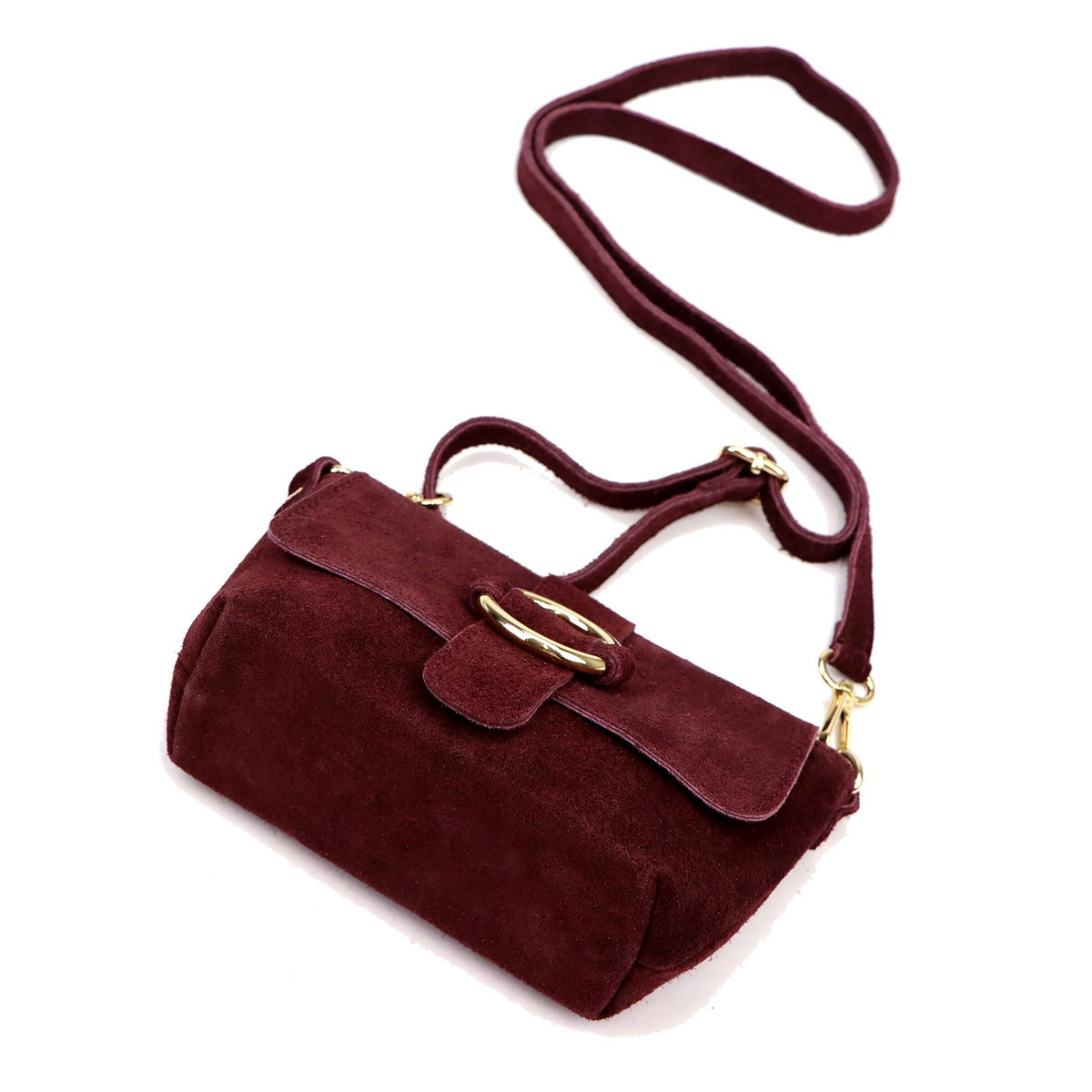 Luka 26-170 bordo natūralios odos rankinė bordo