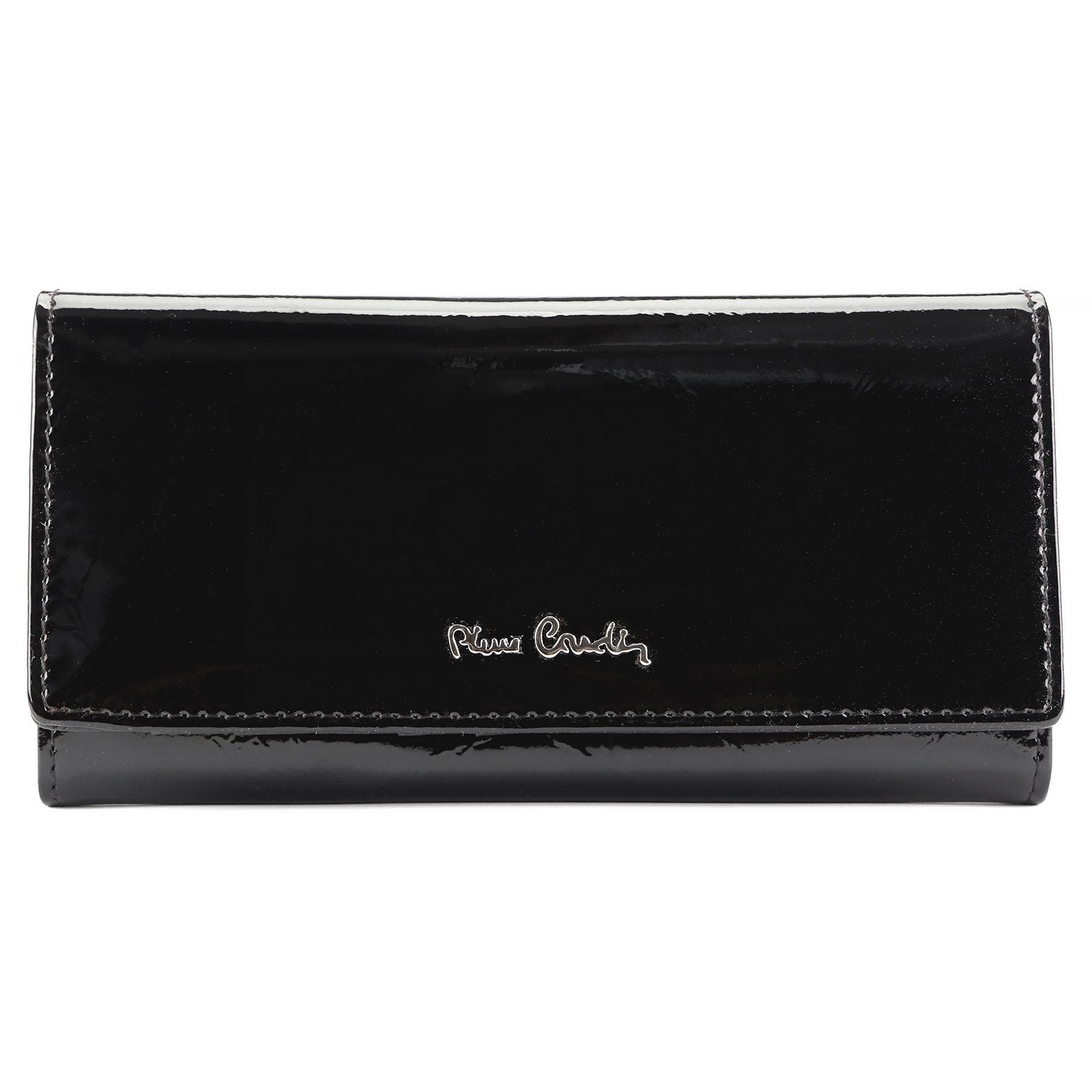 Pierre Cardin 02 LEAF-N 100 juoda piniginė czarny