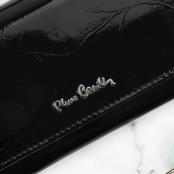 Pierre Cardin 02 LEAF-N 100 juoda piniginė czarny