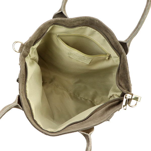 Luka 26-167 taupe odinė rankinė taupe