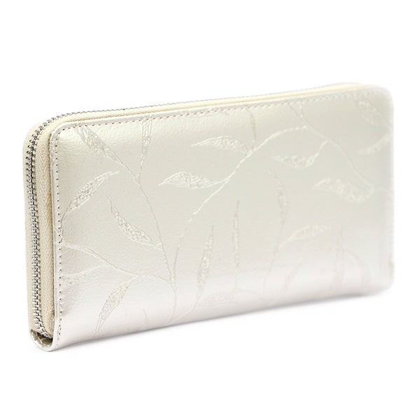 Pierre Cardin 02 LEAF 119 kreminė odinė piniginė cream