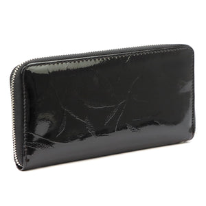 Pierre Cardin 02 LEAF 119 juoda natūralios odos piniginė czarny