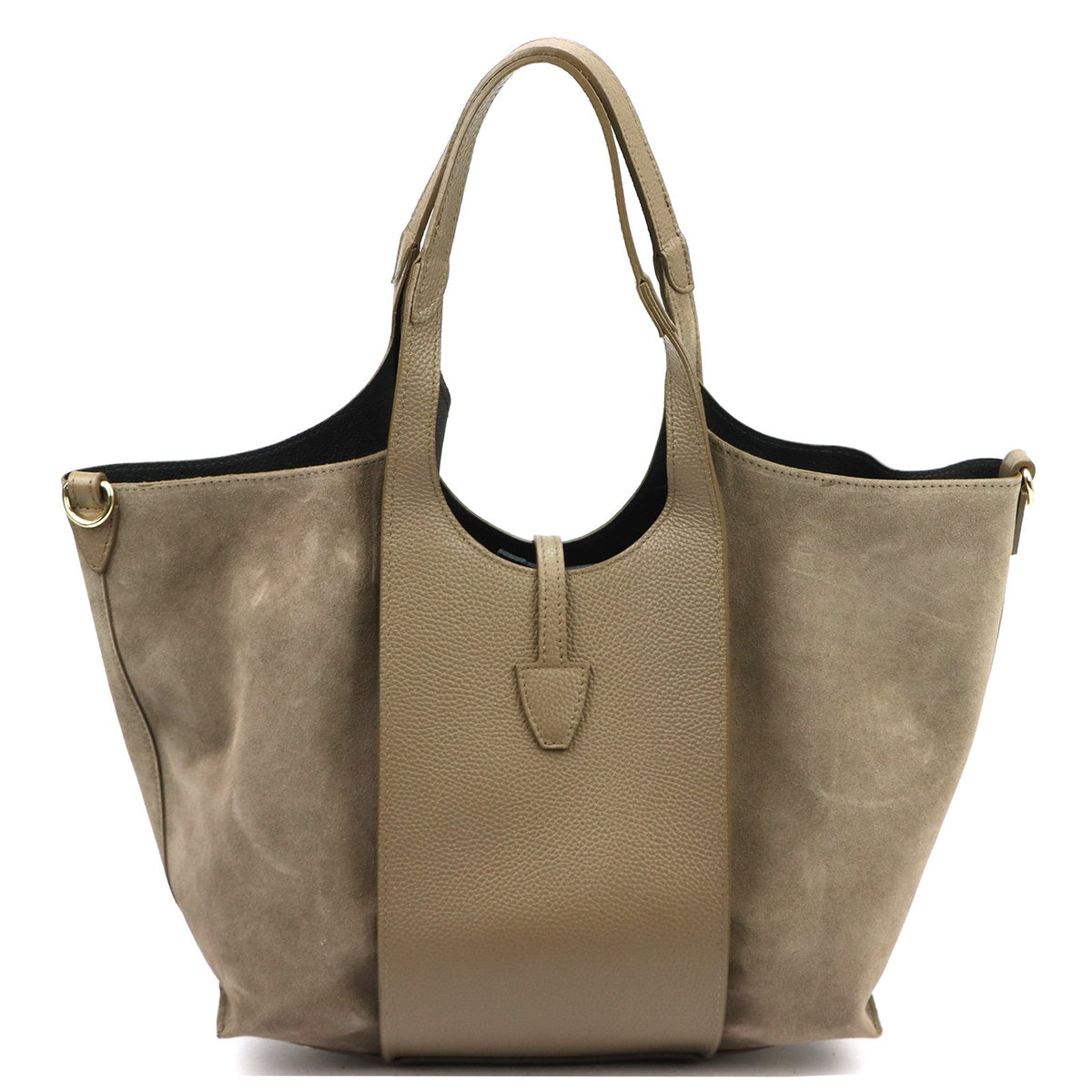 Luka 26-068 taupe natūralios odos rankinė taupe