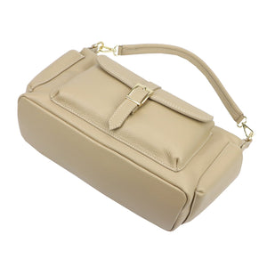 Luka 26-151 DOLLARO taupe natūralios odos rankinė taupe