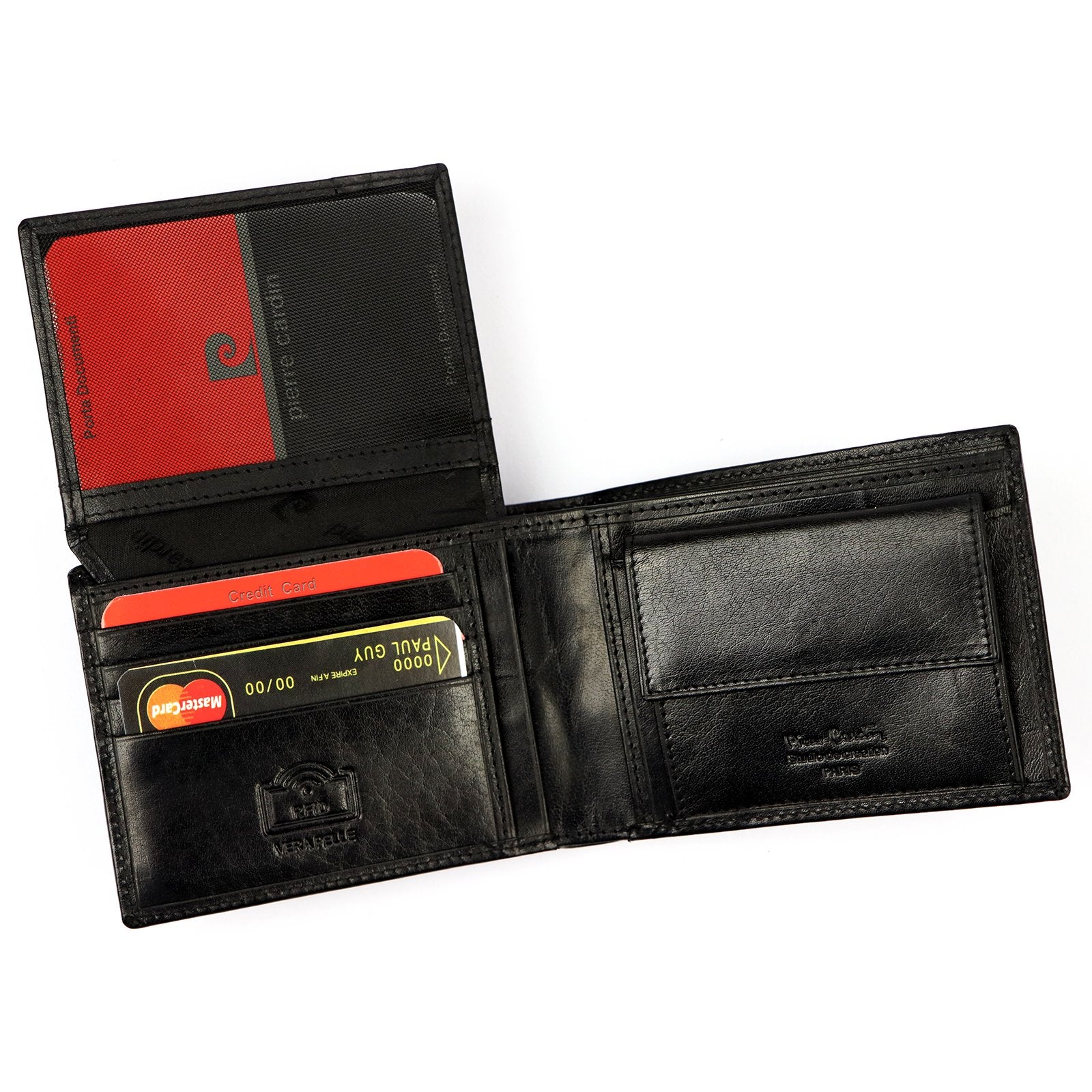Pierre Cardin YS520.1 8806 RFID juoda piniginė czarny