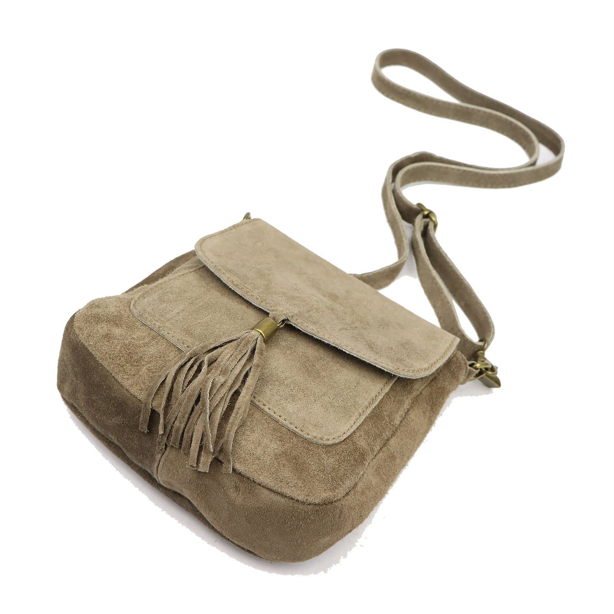 Luka 26-169 taupe natūralios odos rankinė taupe