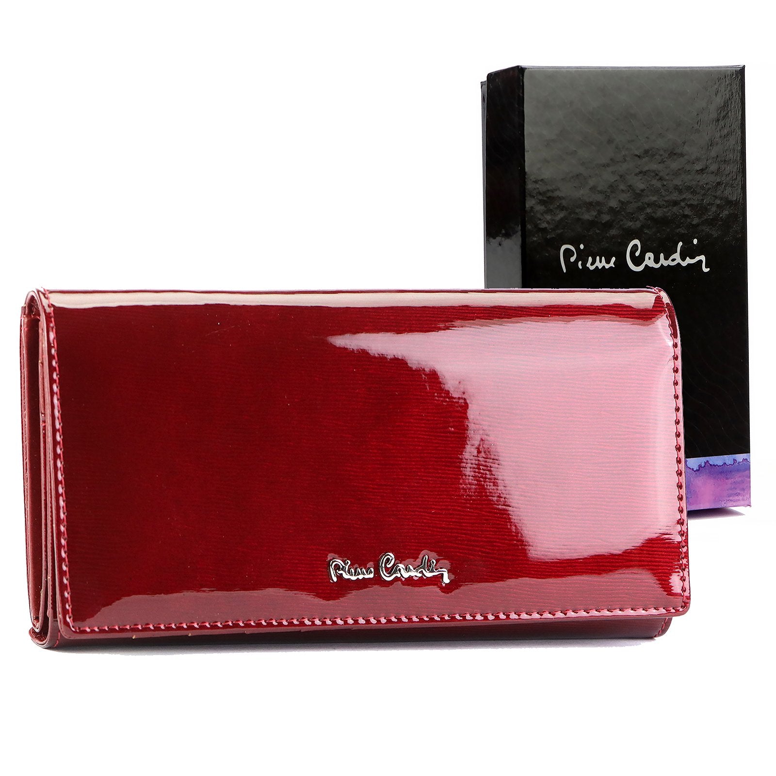 Pierre Cardin 05 LINE 102 raudona piniginė czerwony