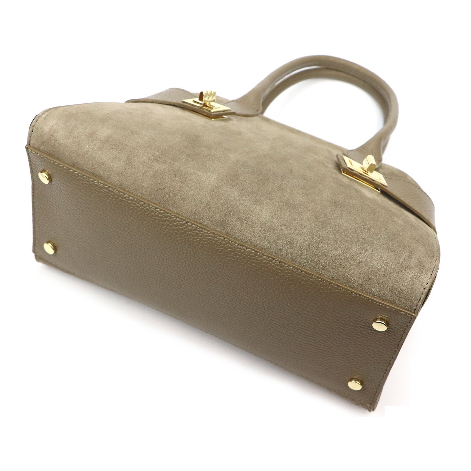Luka 26-006 taupe natūralios odos rankinė taupe