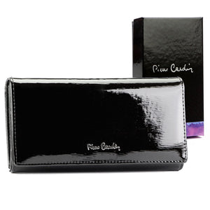 Pierre Cardin 05 LINE 102 juoda odinė piniginė czarny
