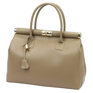 Luka 26-002 DOLLARO taupe natūralios odos rankinė taupe