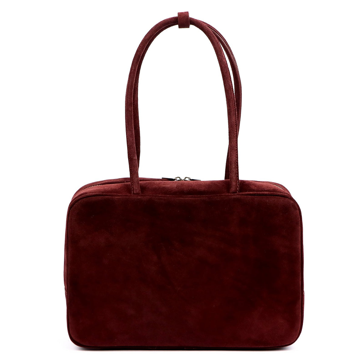 Luka 25-067 bordinė odinė rankinė bordo