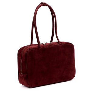 Luka 25-067 bordinė odinė rankinė bordo