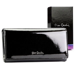 Pierre Cardin 05 LINE 106 juoda odinė piniginė czarny