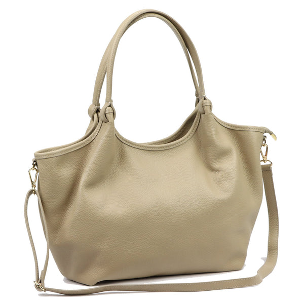 Luka 26-031 DOLLARO taupe natūralios odos rankinė taupe