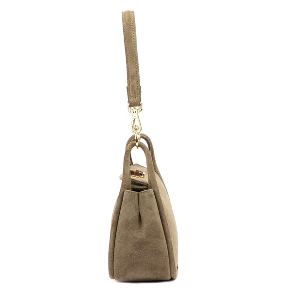 Luka 26-172 taupe natūralios odos rankinė taupe