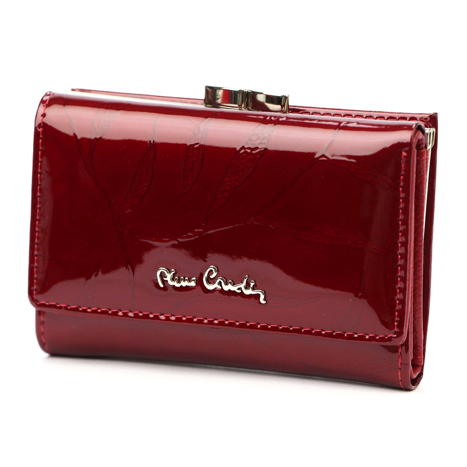 Pierre Cardin 02 LEAF 117 bordo piniginė bordo
