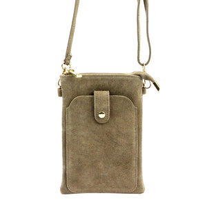 Luka 20-070-2 taupe natūralios odos rankinė taupe