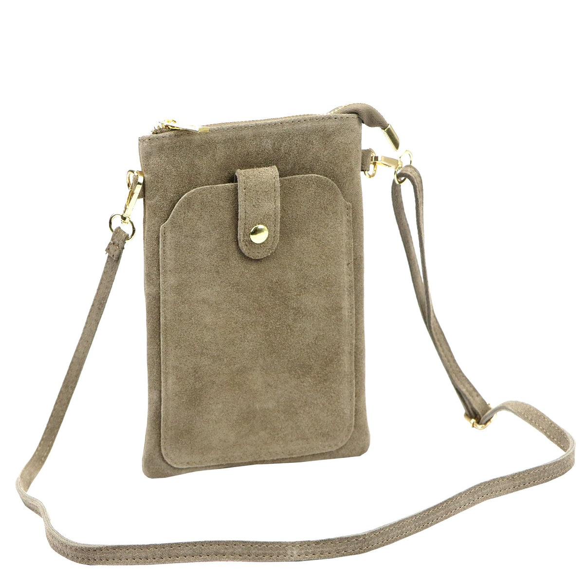 Luka 20-070-2 taupe natūralios odos rankinė taupe