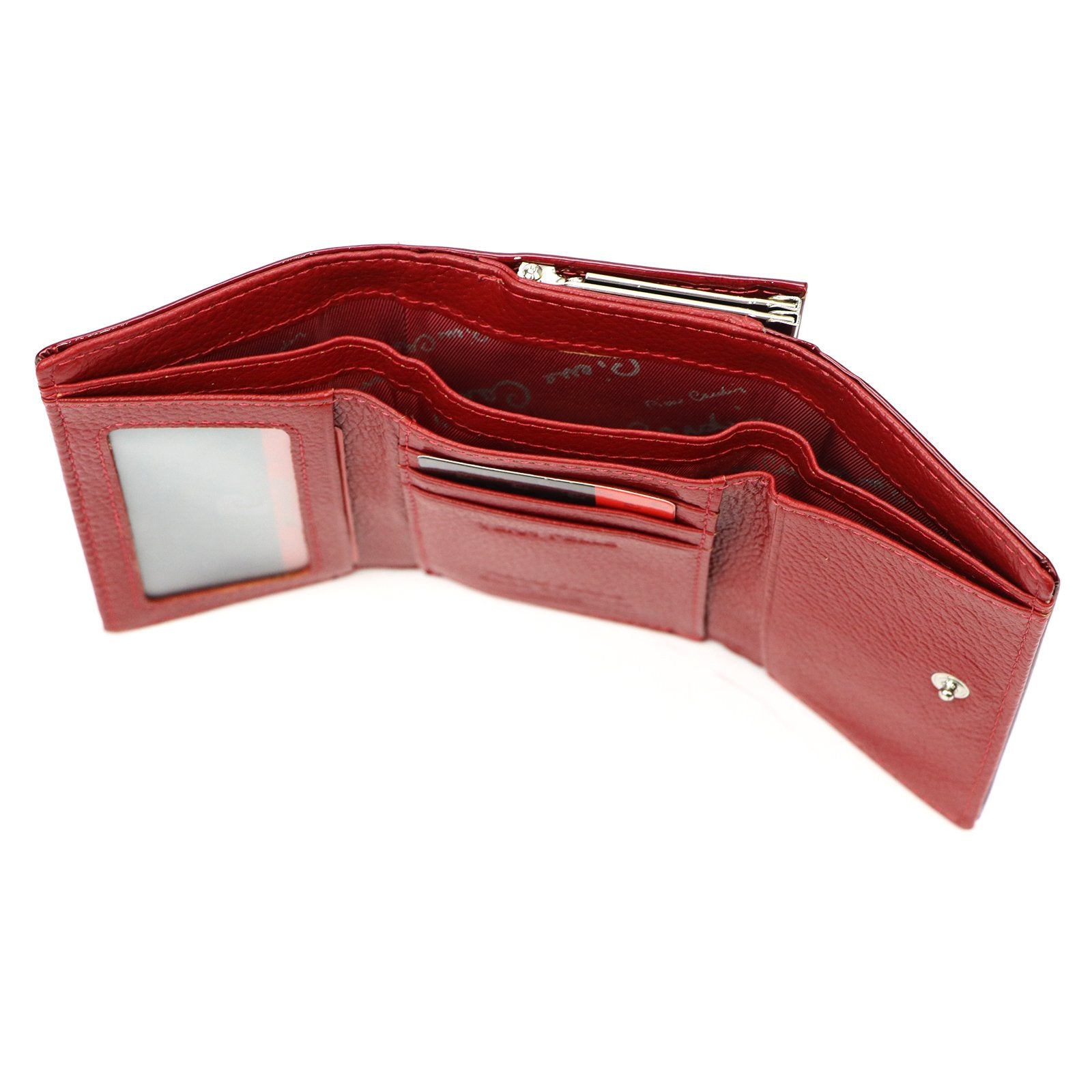 Pierre Cardin 02 LEAF 117 bordo piniginė bordo