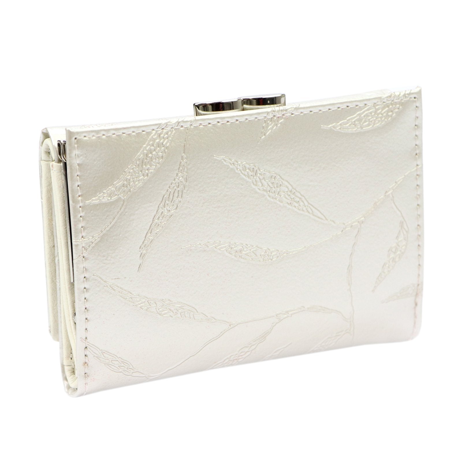 Pierre Cardin 02 LEAF 117 kreminė piniginė cream