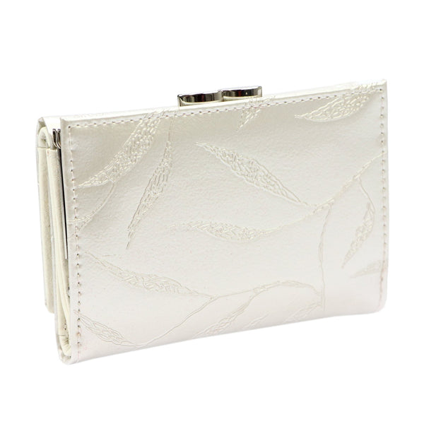 Pierre Cardin 02 LEAF 117 kreminė piniginė cream