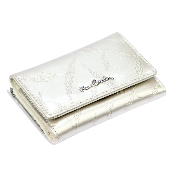 Pierre Cardin 02 LEAF 117 kreminė piniginė cream