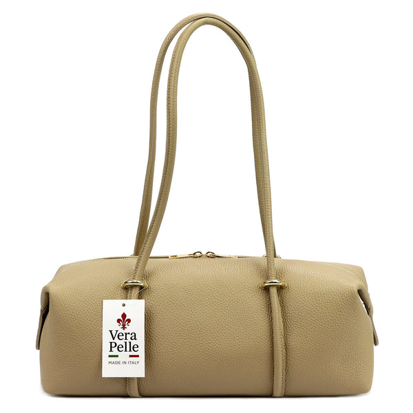Luka 26-129 DOLLARO natūralios odos rankinė, taupe taupe