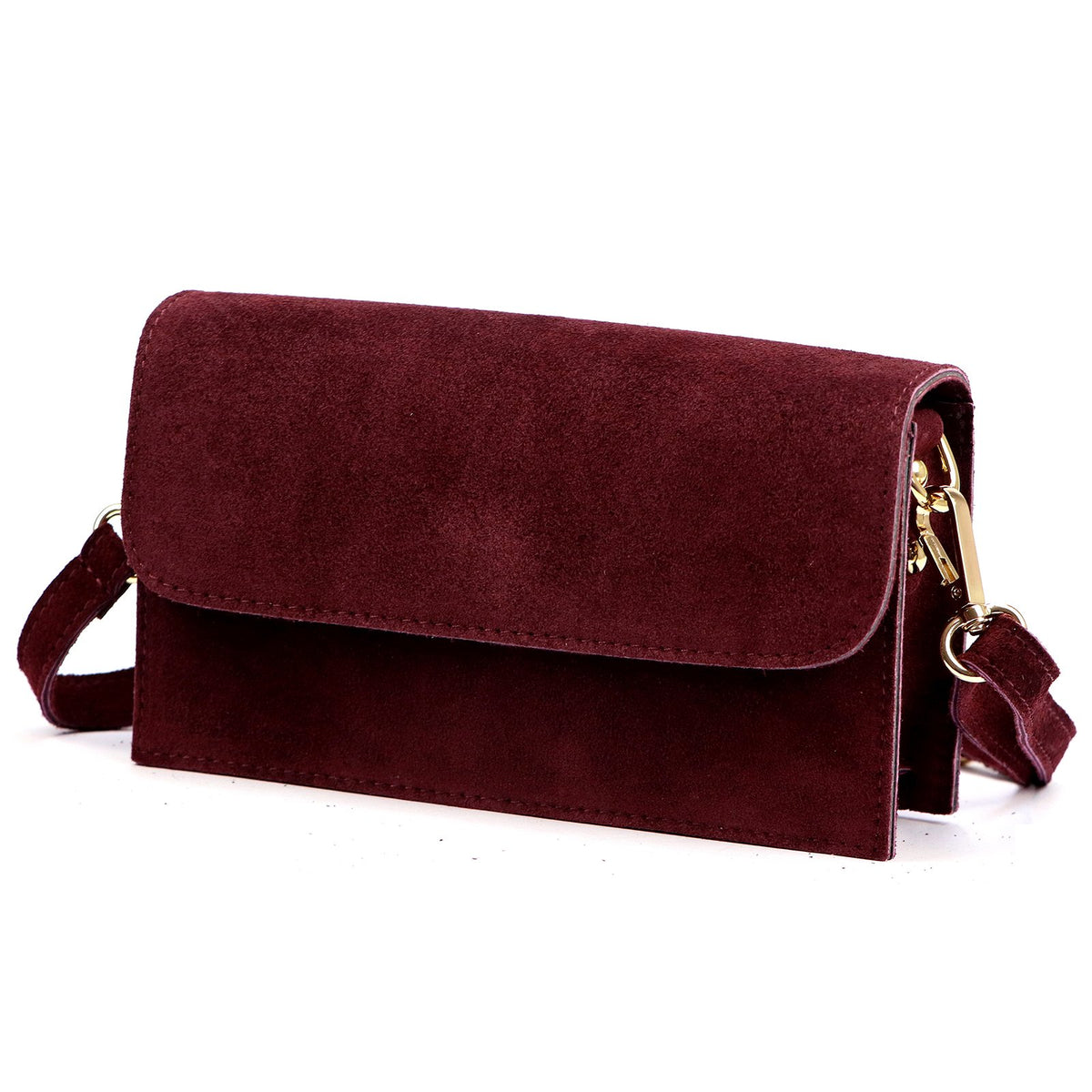 Luka 25-070 bordo spalvos odinė rankinė bordo