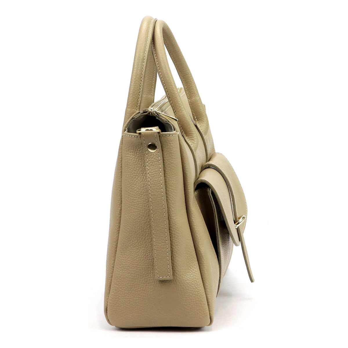 Camilla PREMIUM 10.016 DOLLARO taupe natūralios odos rankinė taupe