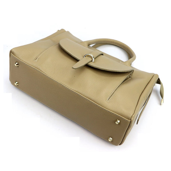 Camilla PREMIUM 10.016 DOLLARO taupe natūralios odos rankinė taupe