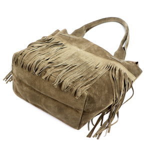 Luka 25-012 taupe natūralios odos rankinė taupe